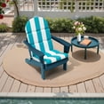 thumbnail image 5 of Pellebant Striped Chaise Lounge Cushion for Indoor/Outdoor Use, 50 x 20 x 2.5 inch, Water-Resistant & Fade-Resistant Patio Seat Pad, High Back Design (1-Pack, Blue & White Stripes), 5 of 6