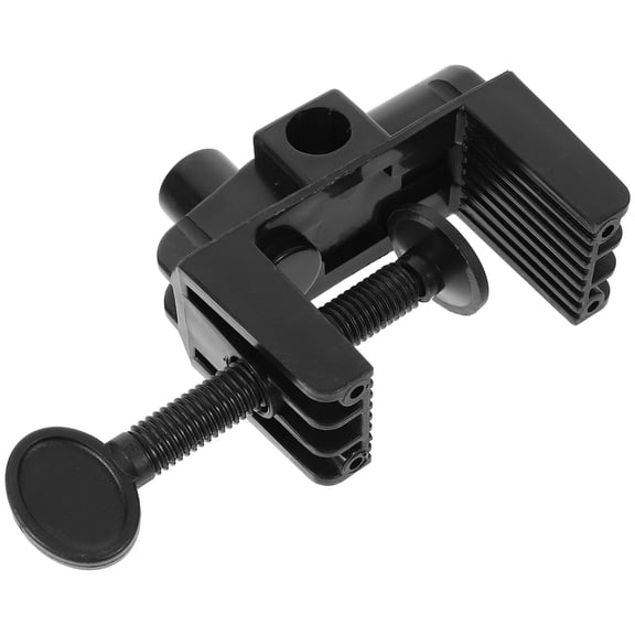 YUNLIGHTS Universal Black C Clamp for Desk Microphone Mount and Lamp Pole Bracket