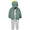 thumbnail image 4 of Conjunto Child of Mine Niño 18M Rayas y Dinosaurios Verde 3 Piezas, 4 of 4