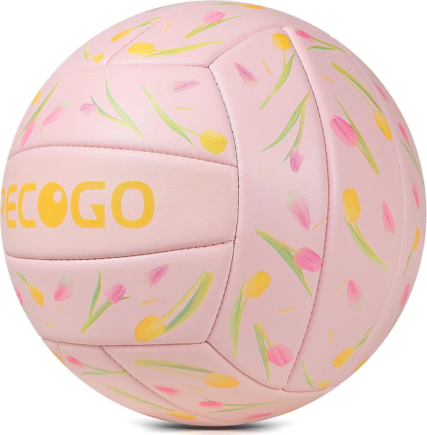 Volleyball Size 5 PU Leather Soft Indoor Outdoor Volleyballs Sports Training Game Play Ball for Beginner, Teenager, Adult, 8.2
