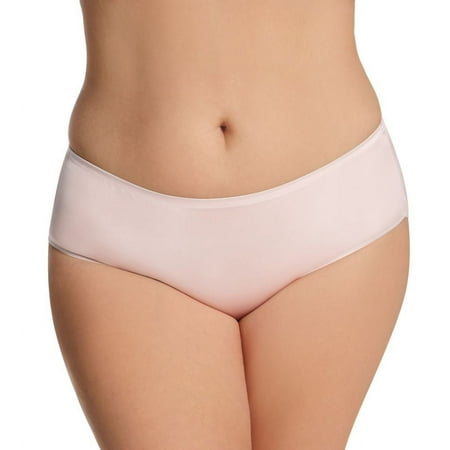 

Women s Shadowline 11032X Plus Nylon Hidden Elastic Hipster Panty (Blush 8)