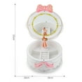 thumbnail image 3 of Dalazy Danseuse de Piano Classique Blanche Ballerine Jouet Musical Cadeau Blanc, 3 of 6