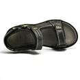 thumbnail image 3 of LASUDRAA Mens Sandals Beach Shoes Fisherman Shoes Hook & Loop Outdoor, 3 of 8