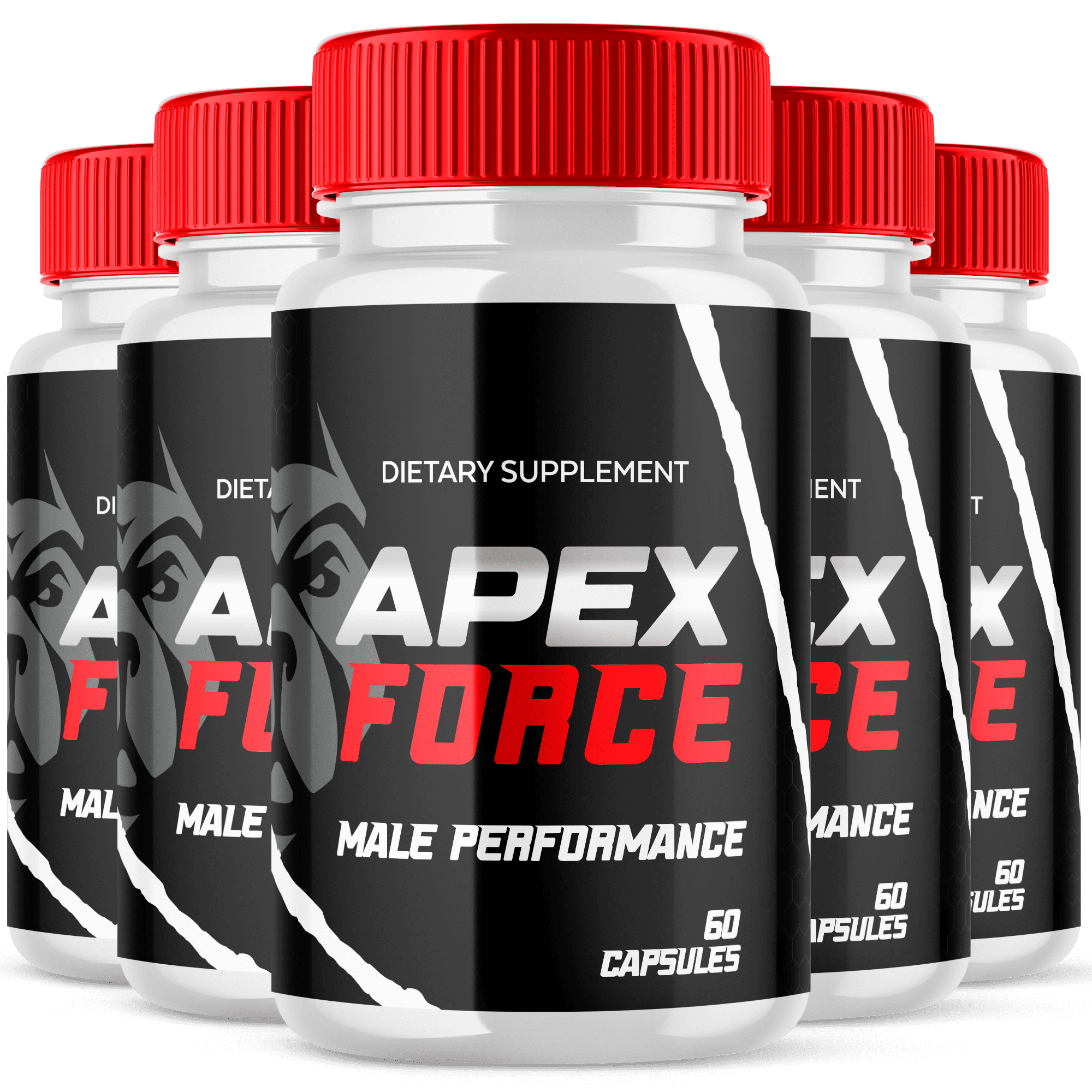 Apex Force Men's Health Support Supplement Advanced Formula 300 Capsules