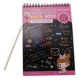 thumbnail image 4 of Cuadernos de Bocetos Soledad Art Scratch Drawing 5 Piezas Rosado, 4 of 10