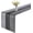 Black+silver, variant on Table Runner, 12x72in Heat-Resistant Woven Vinyl Long Tabletop, Non-Slip Washable PVC Table Runners, Easy to Clean Premium Plastic Dresser Cover for Wedding, Decor, Home (Brown)