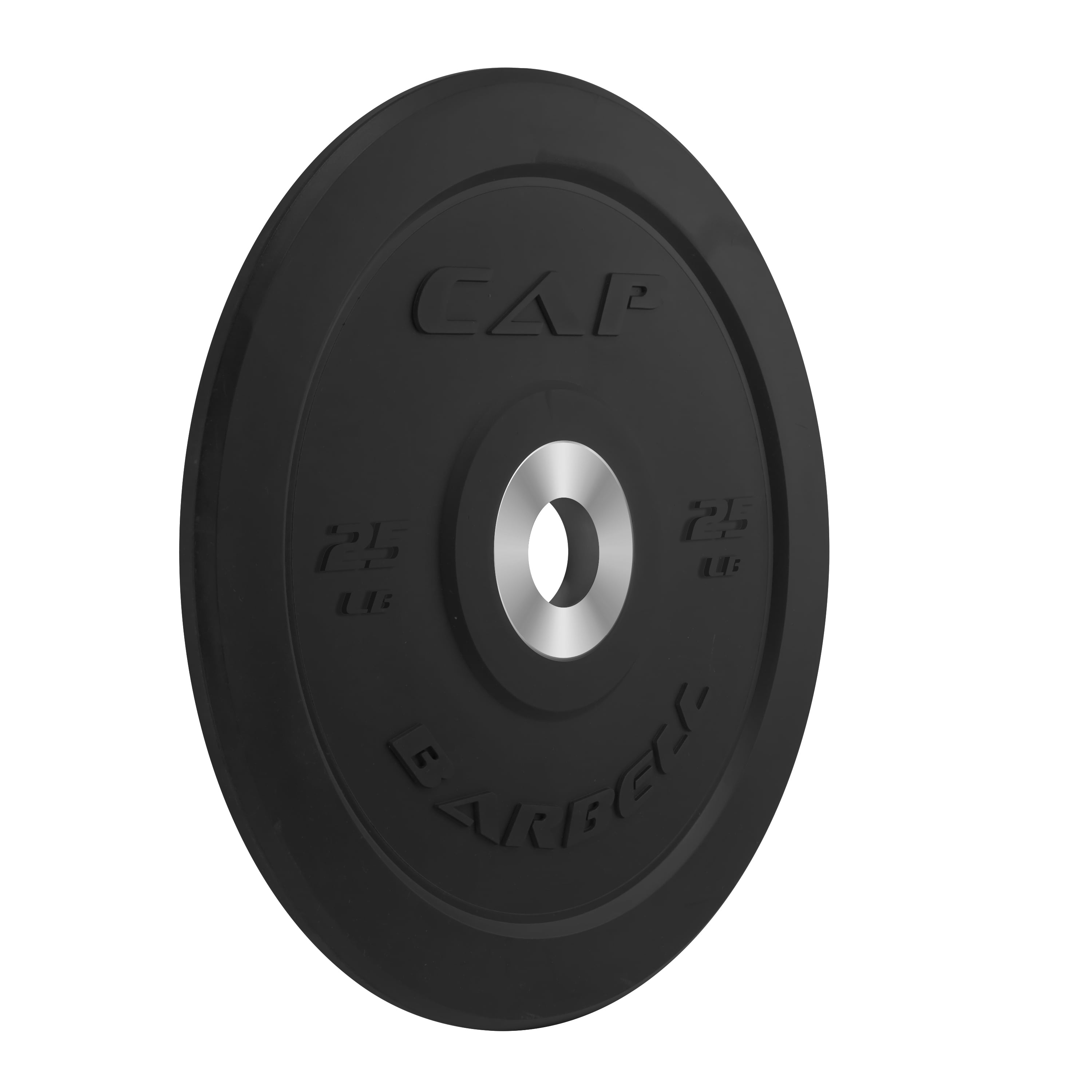 CAP 45 lb Olympic Bumper Plate, Black