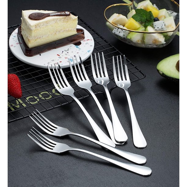 Olympia Kelso Lot De 12 Fourchettes De Table En Acier Inoxydable 18/0 - Parfait Pour Restaurants