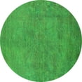 thumbnail image 1 of Ahgly Company Indoor Round Oriental Green Industrial Area Rugs, 5' Round, 1 of 4