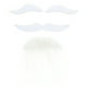 thumbnail image 1 of 1 Juego de Cosplay de barba falsa, bigote, ceja, accesorio de barba artificial suave, accesorio de disfraz para fiesta de Halloween, 1 of 6