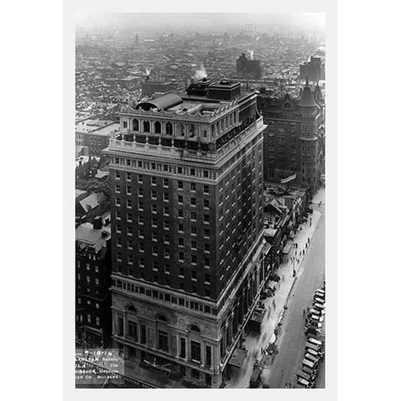 Sky View Of Philadelphia-Fine Art Canvas Print (20" x 30")