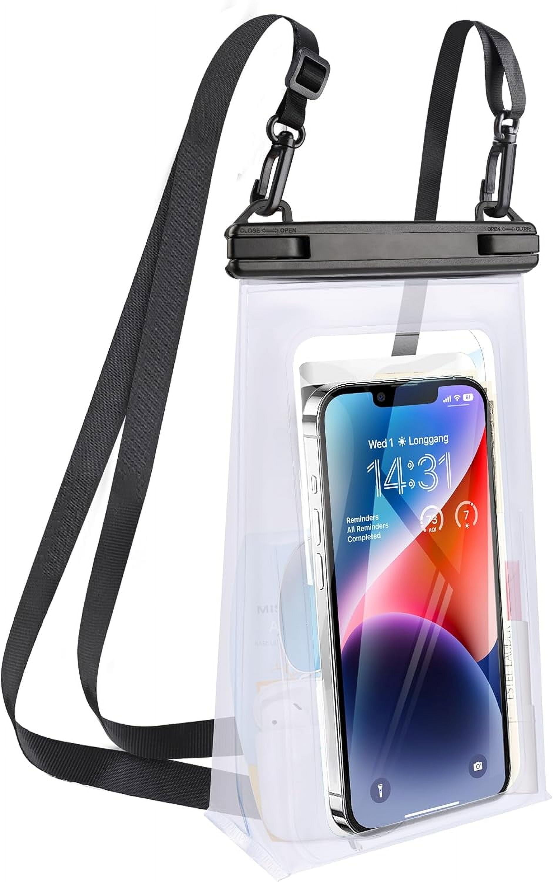 C Sac étanche 22x11cm Rafting Natation étui De Protection étanche Pour Téléphone Portable Grand Sac étanche Transparent Portable - Sport