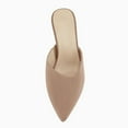 thumbnail image 3 of Women's pointed V-shaped cutting mule thick block high heels fashionable office slippers, 3 of 5