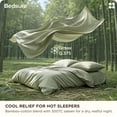 thumbnail image 2 of Juego de funda de edredón Bedsure Cooling King Size, color verde salvia, 2 of 9