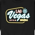 thumbnail image 3 of Instant Message - Las Vegas - Men's Crew Neck Fleece Pullover, 3 of 6