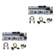 thumbnail image 3 of Bearachild Adaptador PCI-E 1x a 16x con indicadores LED Placa de expansión USB 3.0 Convertidor PCI-Express de alta velocidad Extender Miner Equipment Black Negro 2piezas, 3 of 6