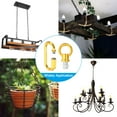thumbnail image 5 of Unique Bargains M10 Lamp Female Loop Holder with Chain Quick Link Lifting Eye Nut Hook Ring 44 Lbs Load Gold, 5 of 5