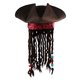 thumbnail image 2 of Sombrero pirata Nicky Bigs Novelties Deluxe con rastas para adulto, 2 of 9