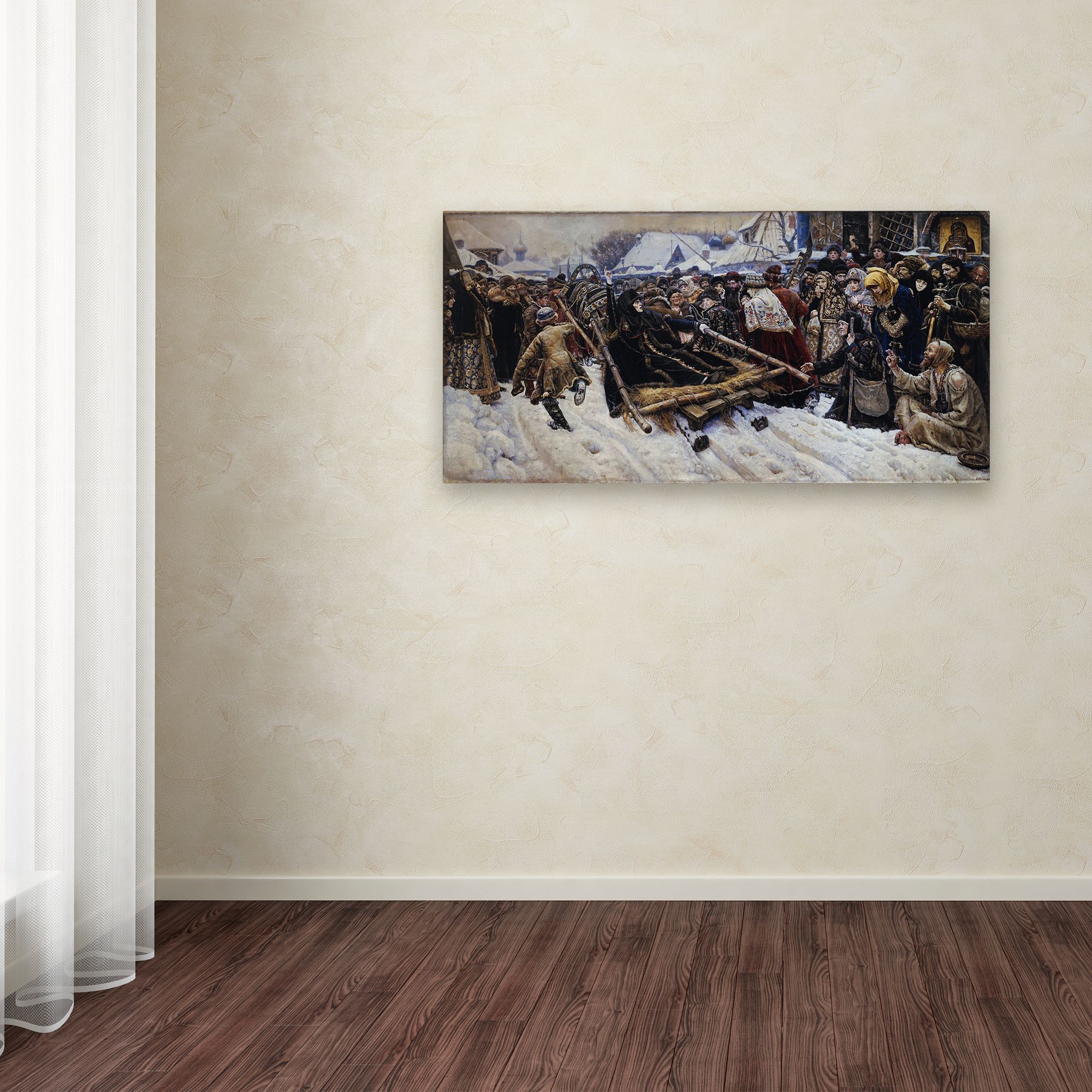 Trademark Fine Art 'Boyarina Morozova' Canvas Art by Vasily Surikov