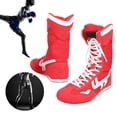 thumbnail image 3 of Zapatos de boxeo zapatos de boxeo de tobillo alto zapatos de entrenamiento de artes marciales Taekwondo Sanda adecuados tanto para hombres como para mujeres ANGGREK Otros, 3 of 8