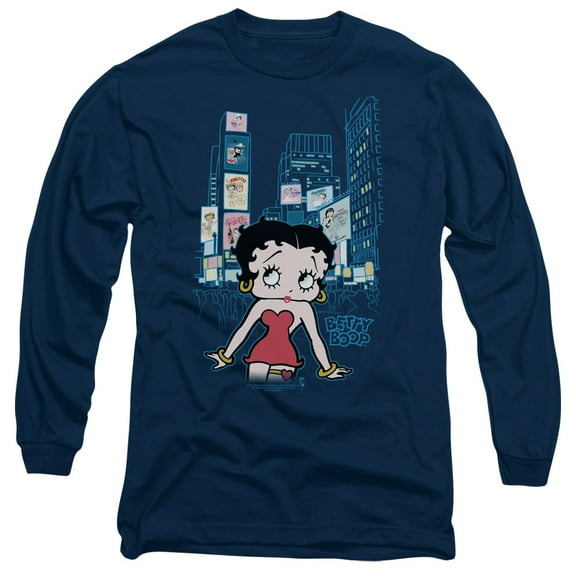 Betty Boop - Square - Long Sleeve Shirt - Small