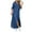 Blue, variant on gakvbuo Button Down Shirts Maxi Dress For Women Casual Print Button Front Maxi Shirt Dress Beach Loose Shirt Dress Casual Loose Maxi Dresses Elegant Party Cocktail Dress