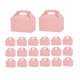 thumbnail image 1 of 20 piezas de cajas de pasteles de papel, portador de magdalenas, magdalenas, caja de postre, cajas de para graduación, bodas al aire libre, Rosa, 1 of 8