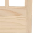 thumbnail image 2 of Pinecroft Traditional Frosted Glass Bifold Door, 30-in. x 80-in., Unfinished, 2 of 8