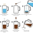 thumbnail image 6 of Kaffe KF1020 French Press Coffee Maker, Stainless Steel, 6 cups / 0.8L, 6 of 8