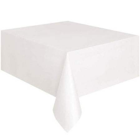 

3Pcs Tablecloth Home Hotel Restaurant table table Single Use Decorative Solid Color Heat Insulation Table white