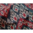 thumbnail image 4 of oneOone Silk Tabby Fabric Swirl & Paisley Ikat Printed Craft Fabric BTY 42 Inch Wide, 4 of 4