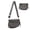 Black, variant on Bum Bags for Women,Fanny Pack Crossbody Bags,Trendy Crescent Shoulder Bags for Ladies,Sling Bag Half Moon Purse,PU Leather Belt Bag with Adjustable Strap(Grey)