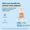 thumbnail image 4 of Uqora Complete Regimen with Flush, Defend & Promote - Urinary Tract Support with D-Mannose, Vitamin C, Green Tea Extract, Probiotics & More - Comprehensive Bladder Health Support* - 3-Part Bundle, 4 of 8