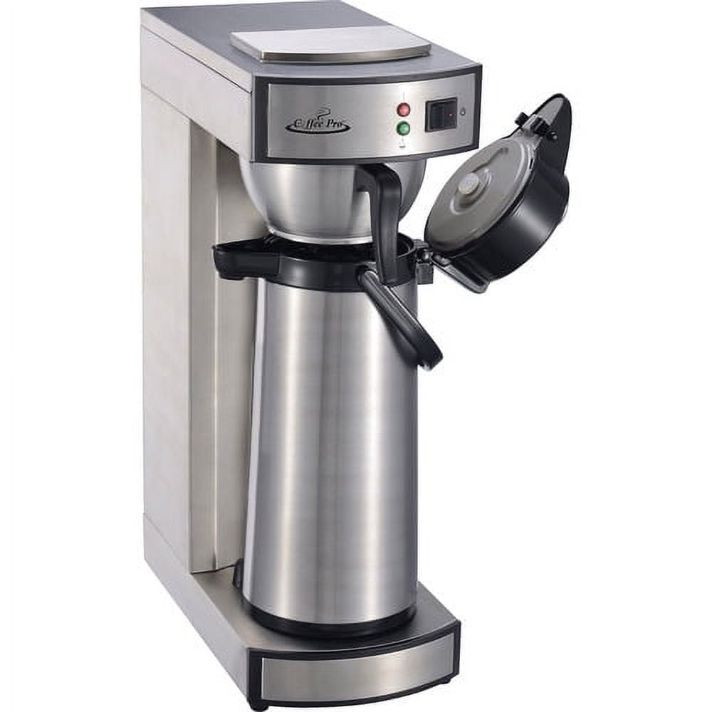 Coffee Pro, CFPCP2B, Two-Burner Commercial Pour-Over Brewer, 1, Stainless  Steel