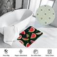 thumbnail image 3 of Watermelon Non-Slip Polyester Office Mat Chair Rug - Machine Washable Office Rug, 3 of 6
