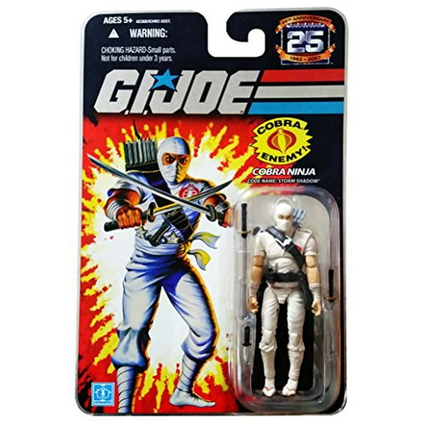 G.I. Joe 25th Anniversary Classic Storm Shadow Cobra Ninja 3.75