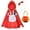Red, variant on EnJoCho Little Red Riding Hood Dress Christmas for Girls with Cloak Headband Bag(2 12Years) Toddler Baby Girls Fashion Summer Party Wear Clothes Cute Dress Floral