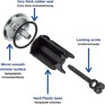 thumbnail image 5 of Large Long Beam Locker Cabinet Door Handles Combination Lock Padlock Gym 5 Digit Luggage Security, 5 of 5
