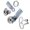 Set B, variant on YIEMEEN Panel Lock Key Wrench Triangle/Adapter Electrical Cupboard Box Switcher Power