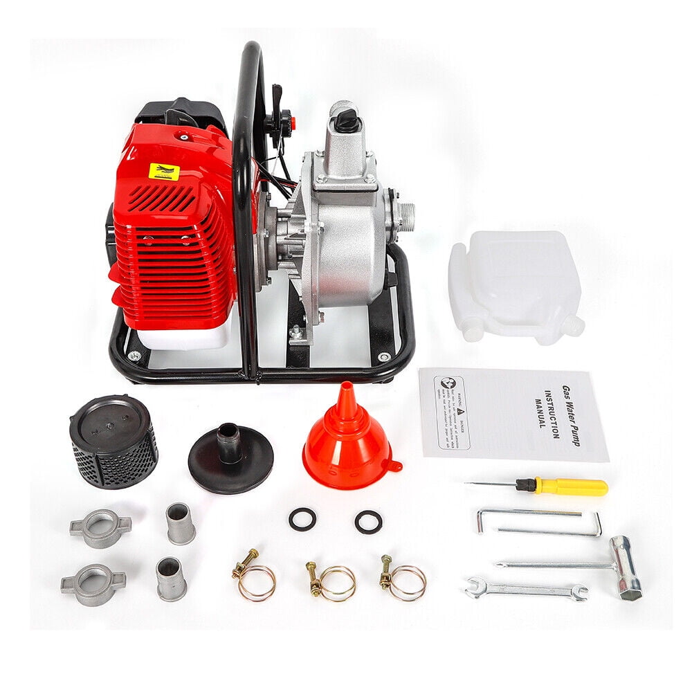 2-Stroke Gasoline Water Pump Gas-Powered Semi-Trash Irrigation Transfer Pump for irrigation, landscaping, urban maintenance
