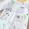 thumbnail image 6 of ATAIKU Baby Boys Long Sleeve Outfits Infant Cotton Romper Cute Animals Jumpsuit Newborn Baby Boy One Piece Coverall Spring 0-18M, 6 of 7