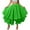 Green, variant on Women's Cotton 5 Tiered A Line Pleated Maxi Skirt Long Boho Gypsy Dance Skirts