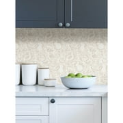 NuWallpaper Terrene Vinyl Peel And Stick Wallpaper, 216-in by 20.5-in, 30.75 sq. ft.