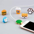 thumbnail image 3 of Cute Cable Cover Mini Data Cable Protective Usb Cable Protector Charging Cable Accessories Cartoon Cable Winder Cover Durable Milk Tea, 3 of 6