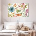 thumbnail image 2 of Elephant Stock Rainbow Seeds Flowers On Wood Wall Art - Horizontal Canvas Wall Art - Living Room Wall Decor - Floral And Botanical Canvas - Blue And Green Decor By Lisa Audit - 45" x 30", 2 of 8