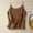 Coffee, variant on Cotton Tank Top Women Cotton Linen Shirts Tunic Tee Baggy T-shirt Vest Tee Cropped Casual Fashion Cute Tops Round Neck Cotton Linen Green 1 XL