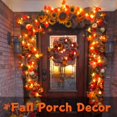 thumbnail image 2 of Decoración del hogar de otoño JanHm Luces de Cadena Hoja de arce 3 m, 2 of 5
