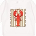 thumbnail image 3 of Inktastic Lobster Striped Cute Squiggle Toddler Sweatshirt, 3 of 4