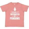 thumbnail image 3 of Inktastic Easily Distracted by Penguins Boys or Girls Toddler T-Shirt, 3 of 5