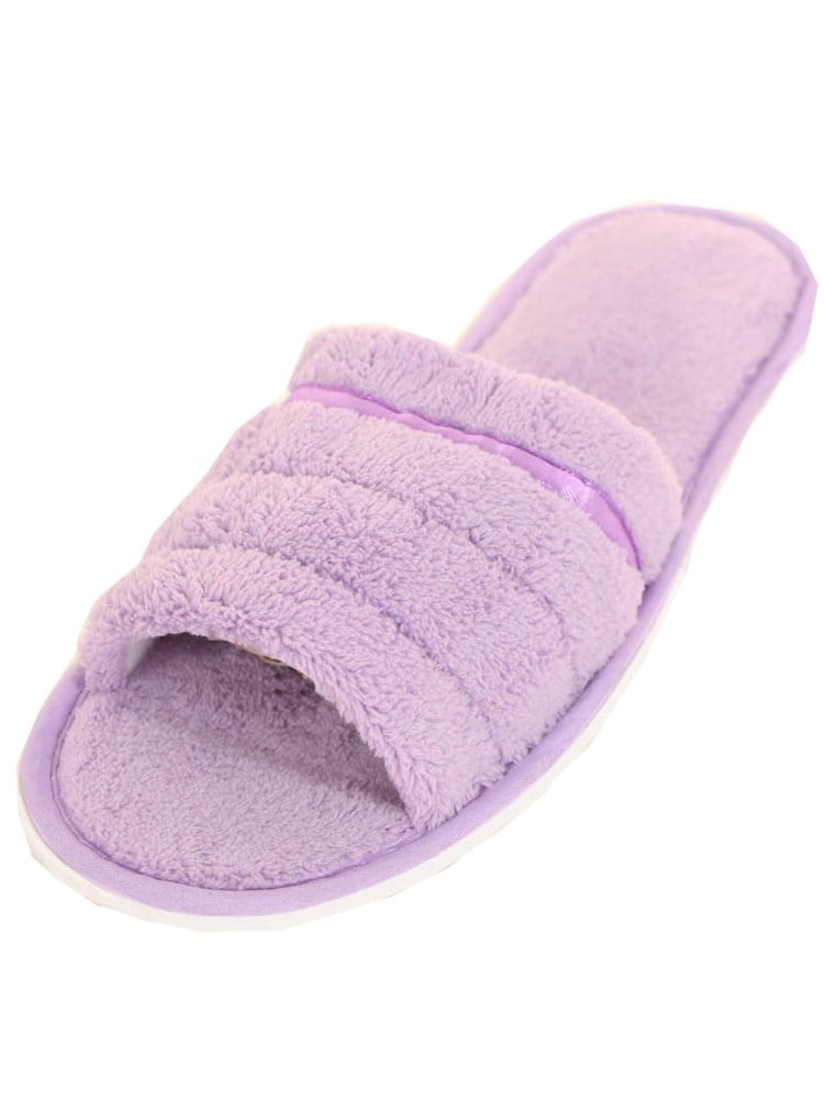 purple house slippers
